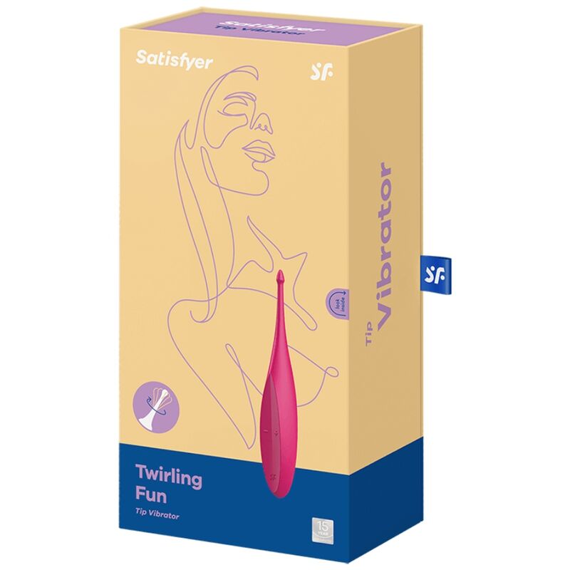 SATISFYER - TWIRLING FUN TIP VIBRATOR PINK - Image 5