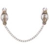 OHMAMA FETISH - METAL CLAMPS WITH CHAIN
