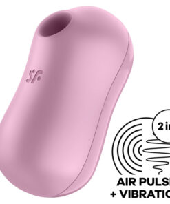 SATISFYER - COTTON CANDY ESTIMULADOR Y VIBRADOR LILA