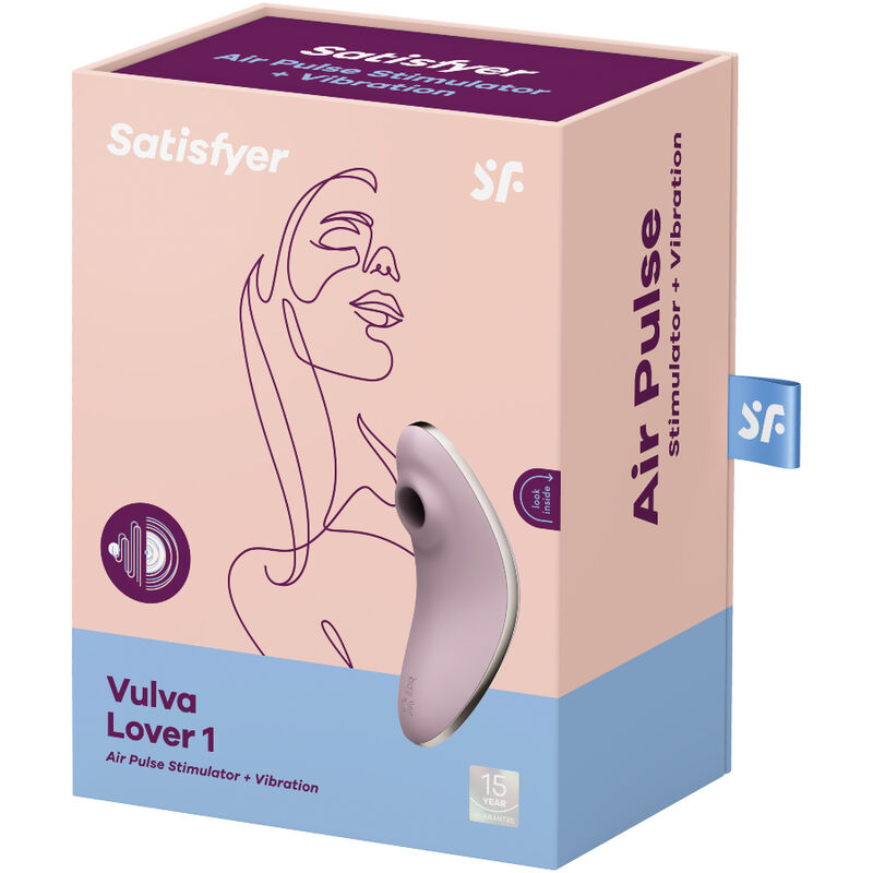 SATISFYER - VULVA LOVER 1 ESTIMULADOR Y VIBRADOR AZUL - Image 4
