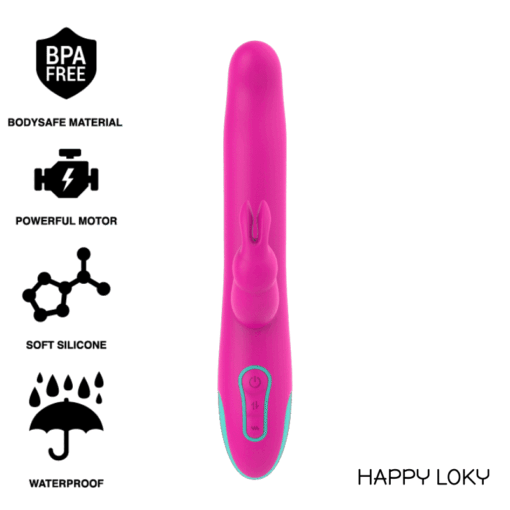 HAPPY LOKY - PLUTO RABBIT VIBRATOR  ROTATOR WATCHME WIRELESS TECHNOLOGY COMPATIBLE