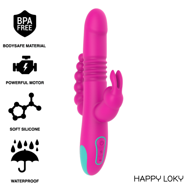 HAPPY LOKY - DONALD TRIPLE STIMULATION: ANAL, G-SPOT CLITORAL WATCHME WIRELESS TECHNOLOGY COMPATIBLE