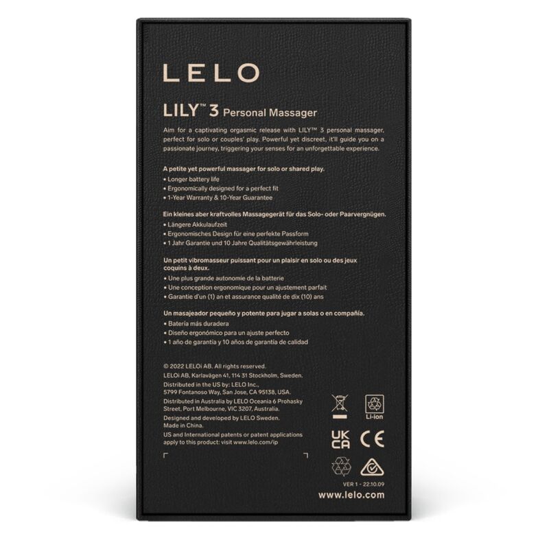 LELO - LILY 3 MASAJEADOR PERSONAL - VERDE AGUA - Image 4