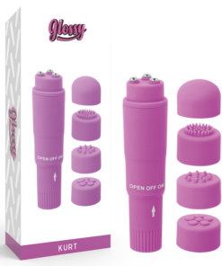 GLOSSY - KURT POCKET MASSAGER PURPLE