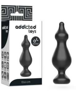 ADDICTED TOYS - ANAL SEXUAL PLUG 13.6 CM BLACK