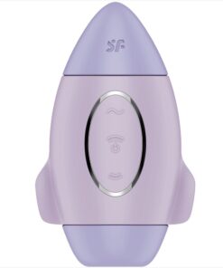 SATISFYER - MISSION CONTROL LILA VIBRADOR PEQUEÑO DE DOBLE IMPULSO