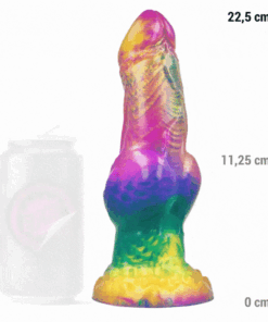 EPIC - IRIS DILDO WITH RAINBOW TESTICLES OF PLEASURE