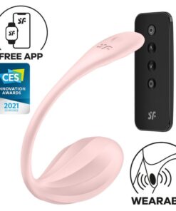 SATISFYER - RIBBED PETAL G POINT REMOTE CONTROL STIMULATOR ROSE FREE APP