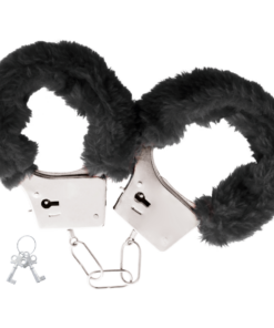 DARKNESS - BLACK LINED METAL HANDCUFFS