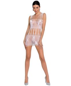 PASSION - WOMAN BS090 WHITE BODYSTOCKING ONE SIZE