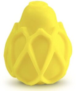 G-VIBE - REUSABLE YELLOW TEXTURED MASTURBATOR EGG