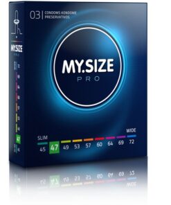 MY SIZE - PRO CONDOMS 47 MM 3 UNITS