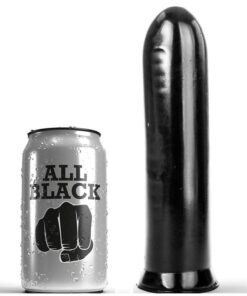 ALL BLACK - DILDO BLACK 19 CM