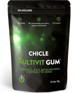 WUG GUM - MULTIVIT VITAMIN C, H, D, BETA-CAROTENE, LYCOPENE AND GREEN TEA 10 UNITS