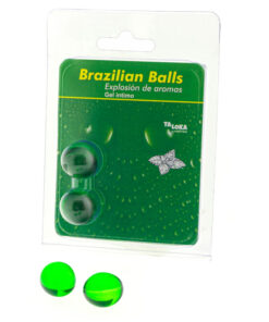 TALOKA - 2 BRAZILIAN BALLS MINT INTIMATE GEL