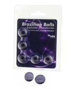 TALOKA - 5 BRAZILIAN BALLS ELECTRIC VIBRATING EFFECT EXCITING GEL