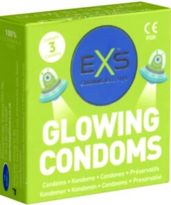 EXS CONDOMS - GLOWN IN THE DARK
