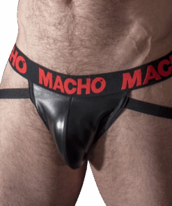 MACHO - MX25RC JOCK CUERO ROJO XL