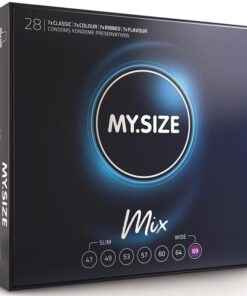 MY SIZE - MIX CONDOMS 69 MM 28 UNITS