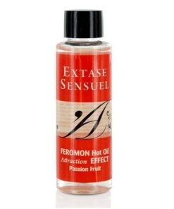 EXTASE SENSUAL - HEAT EFFECT MASSAGE OIL WITH PASSION FRUIT PHEROMONES 100 ML