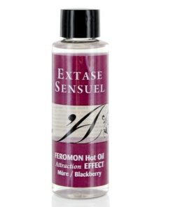 EXTASE SENSUAL - HEATING EFFECT MASSAGE OIL WITH BLACKBERRY PHEROMONES 100 ML