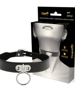 COQUETTE CHIC DESIRE - VEGAN LEATHER NECKLACE WOMAN FETISH ACCESSORY