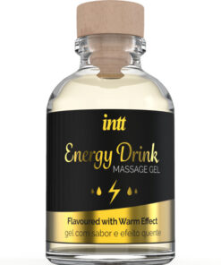 INTT MASSAGE  ORAL SEX - MASSAGE GEL WITH FLAVORED ENERGY CA DRINK AND HEATING EFFECT