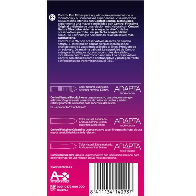 CONTROL - FEEL FUN MIX 6 UDS - Image 2