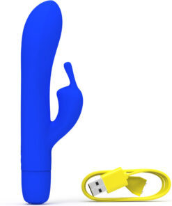 B SWISH - BWILD BUNNY INFINITE CLASSIC RECHARGEABLE VIBRATOR BLUE SILICONE