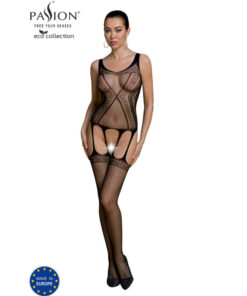 PASSION - ECO COLLECTION BODYSTOCKING ECO BS007 NEGRO