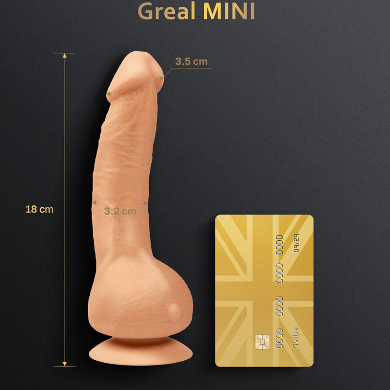 G-VIBE - GREAL MINI VIBRATOR DILDO NATURAL SILICONE - Image 2