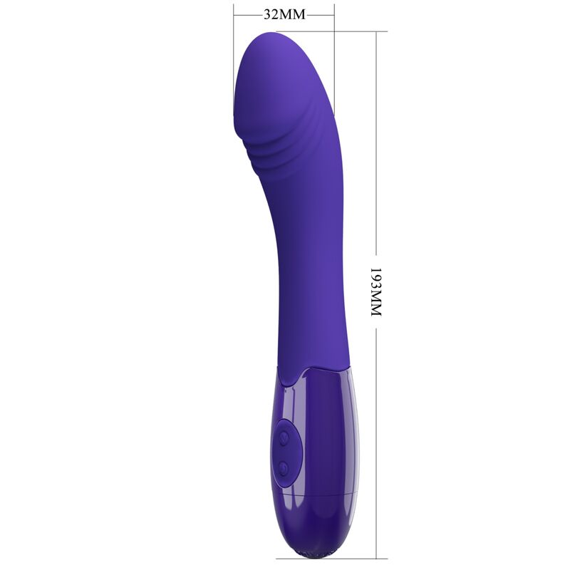 PRETTY LOVE - ELEMENTAL YOUTH VIOLET VIBRATOR DILDO - Image 5