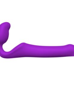 ADRIEN LASTIC - QUEENS STRAP-ON FLEXIBLE VIOLET SIZE M