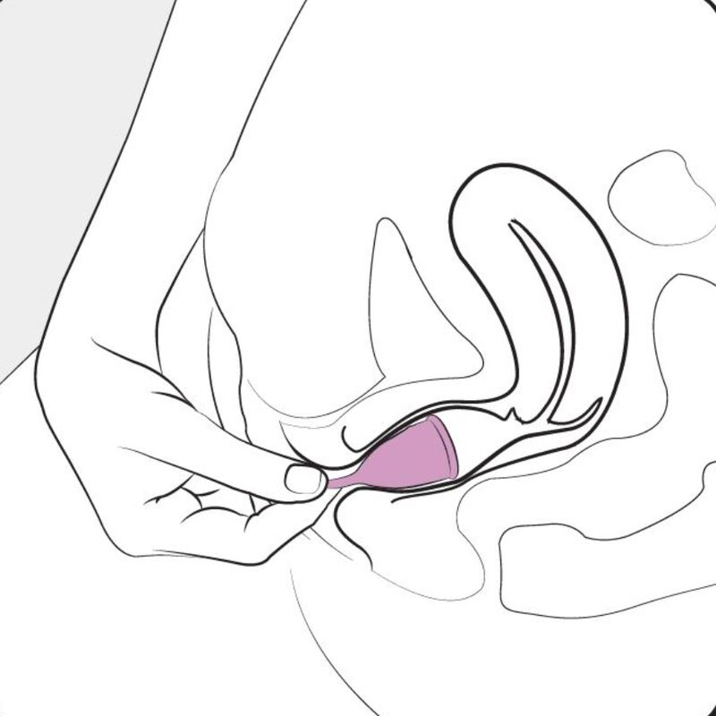 FEMINTIMATE - EVE SILICONE MENSTRUAL CUP - SIZE S - Image 5