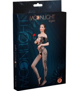 MOONLIGHT - MODEL 10 BODYSTOCKING BLACK ONE SIZE
