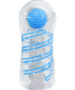 PRETTY LOVE - SMALL MASTURBATOR WITH BLUE SPIRALS