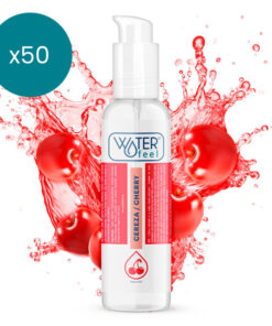 WATERFEEL - CHERRY LUBRICANT 175 ML PACK 50 UNITS
