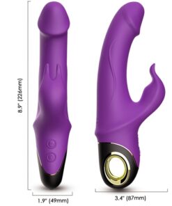 ARMONY - METEROR DILDO VIBRATOR RABBIT ROTATOR PURPLE