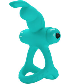 PRETTY LOVE - FIGGY GREEN RABBIT VIBRATOR RING