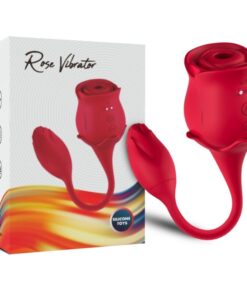 ARMONY - ROSE LICKING VIBRATING DE CLIT  VIBRATOR 10 MODES RED