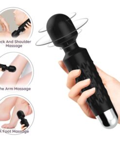 ARMONY - POSTMAN MASSAGER  VIBRATOR SUPER FLEXIBLE HEAD BLACK