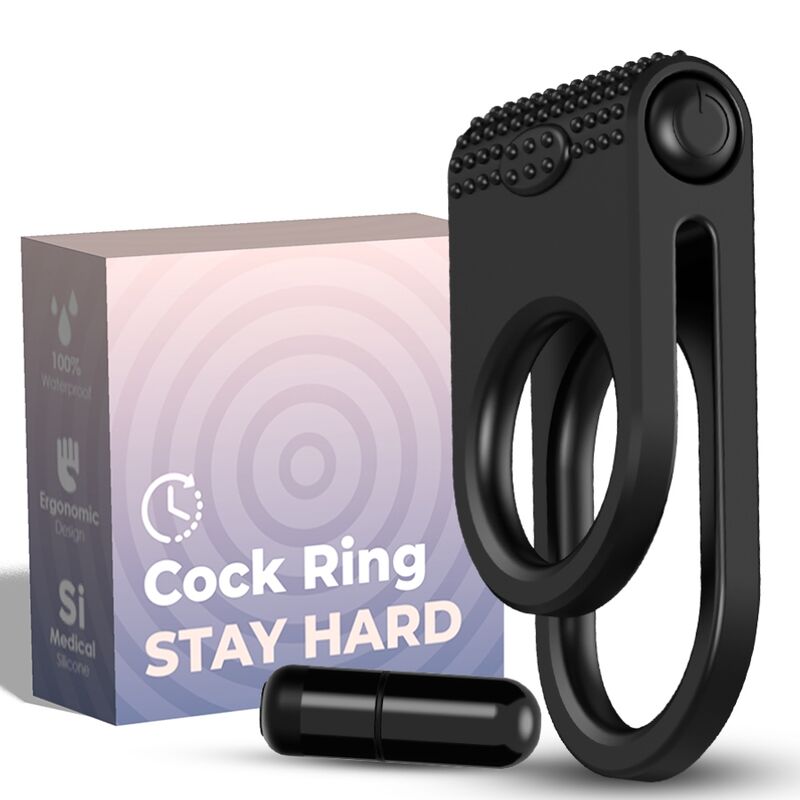 ARMONY - TWINS DOUBLE VIBRATOR RING FOR COUPLES BLACK - Image 4