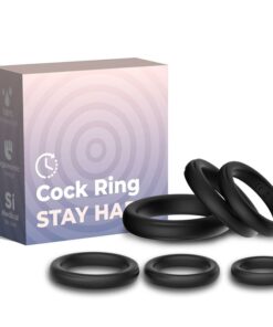 ARMONY - LOCK RINGS SILICONE BLACK
