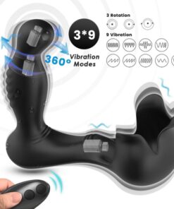 ARMONY - SURROUND VIBRATOR ANAL  STIMULATOR TESTICULOS REMOTE CONTROL BLACK