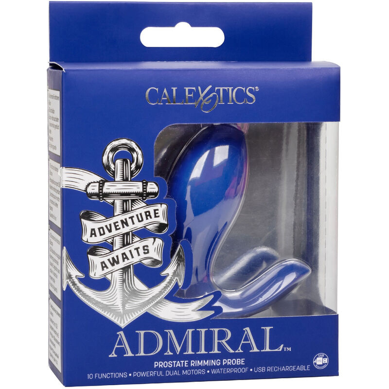 CALEXOTICS - ADMIRAL RIMMING PROSTATE STIMULATOR VIBRATOR BLUE - Image 5