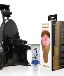 FLESHLIGHT - PINK LADY STAMINA TRAINING UNIT + UNIVERSAL LAUNCH + AQUA QUALITY LUBRICANT 50 ML