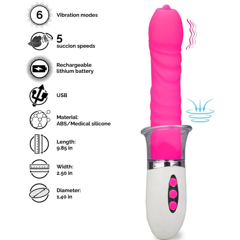 ARMONY - LIBERTY VIBRATOR  THRUSTING WITH TONGUE