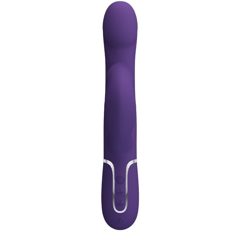 PRETTY LOVE - ZALIN RABBIT VIBRATOR PEARLS 4 IN 1 PURPLE - Image 3