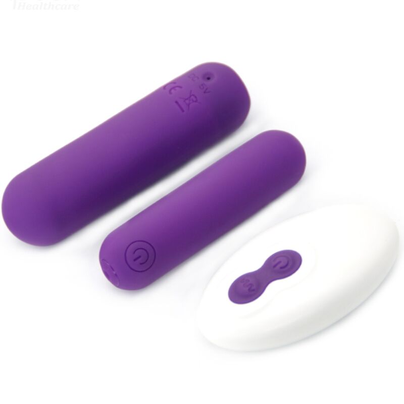 ARMONY - SPLASH JOLINE VIBRATOR BULLET SILICONE REMOTE CONTROL 10 VIBRATIONS 6.5 X 1.5 CM PURPLE - Image 2