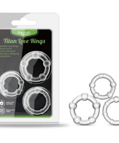 ARMONY - TITAN LOVE BEADED RING FLESH
